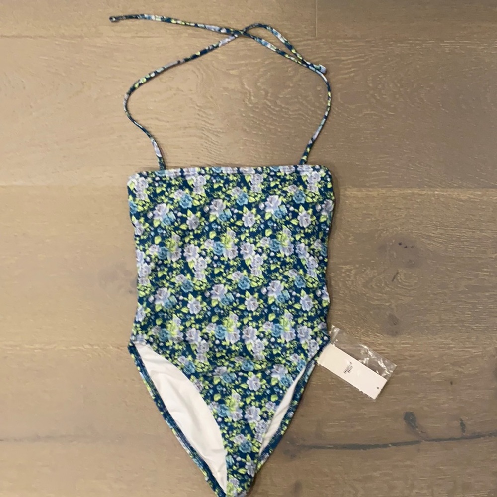 New floral one piece swimsuit